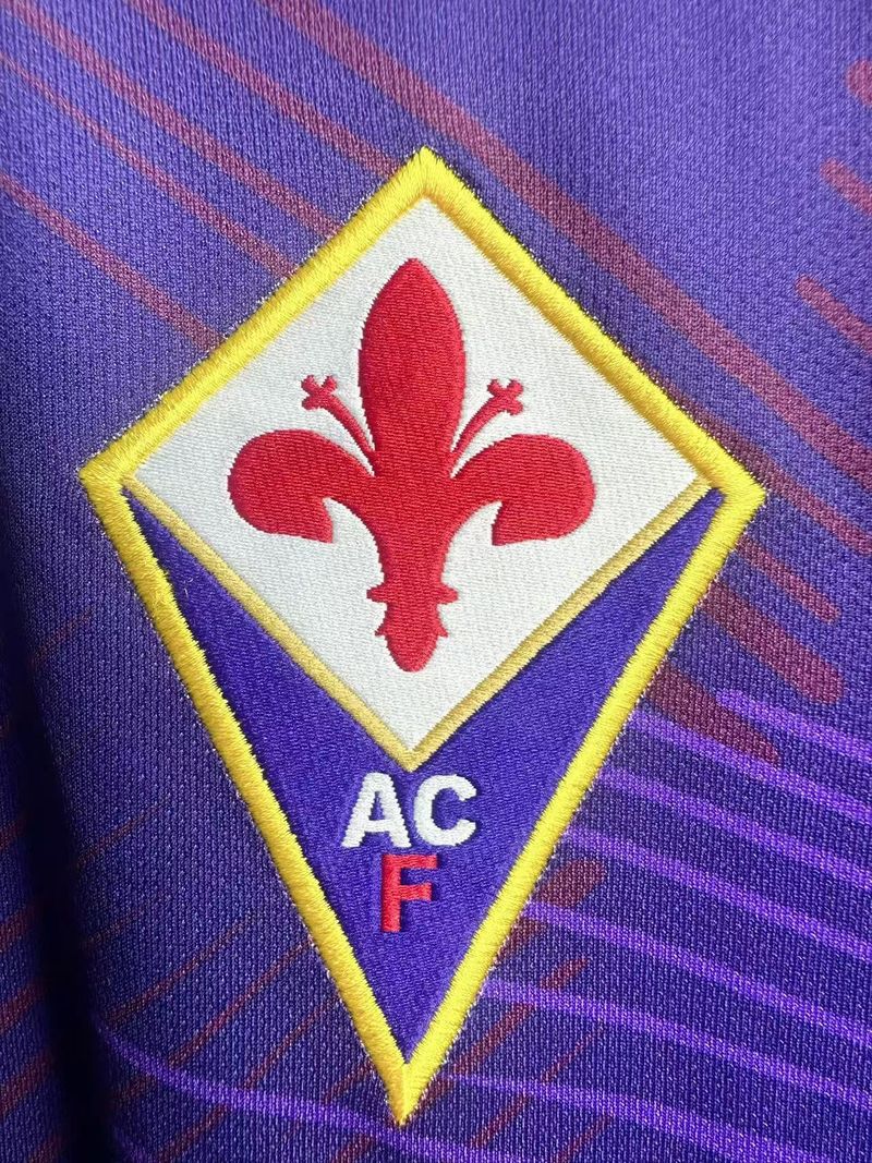 Retro ACF Fiorentina 1992-1993 home Long Sleeve - Image 7
