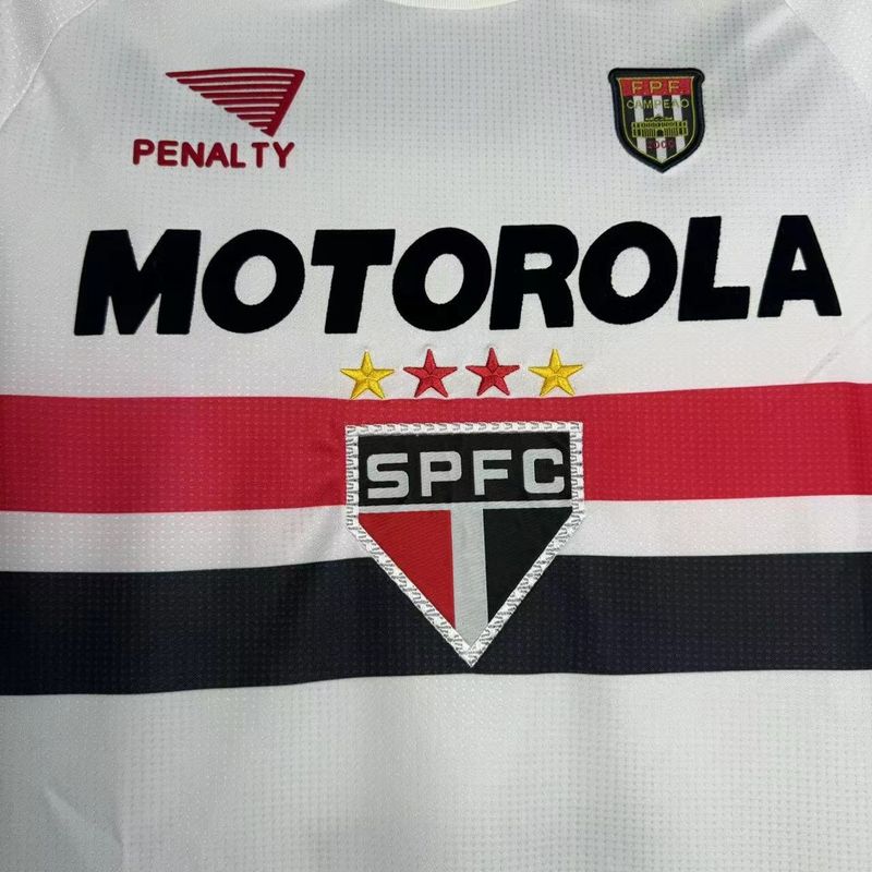 Retro São Paulo FC 2000 Round neck home game - Image 8