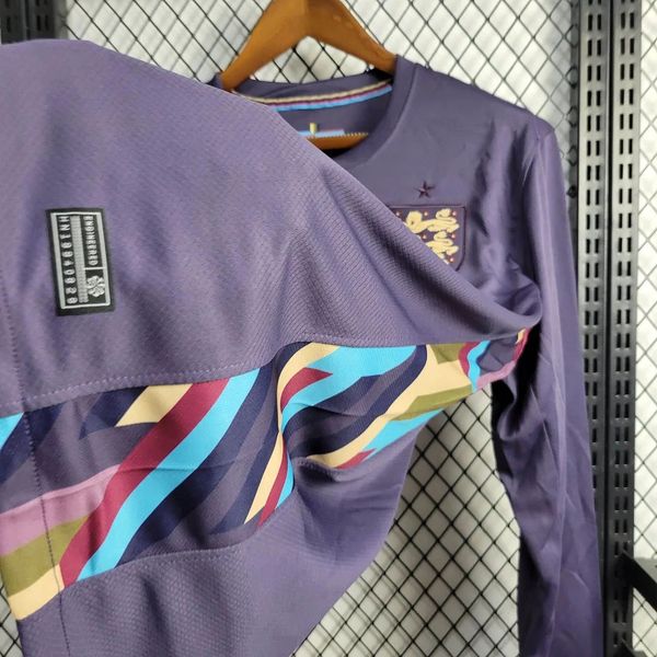 England national 2024 away game Long Sleeve - Image 6